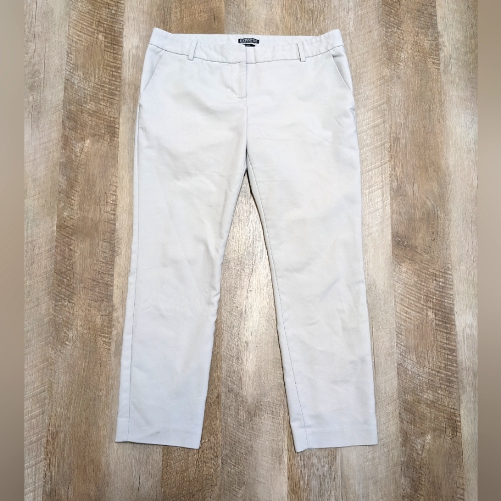 Express Khaki Trouser Pants "Columnist"